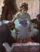 Edgar Degas Before the Entrance on Stage oil painting artist